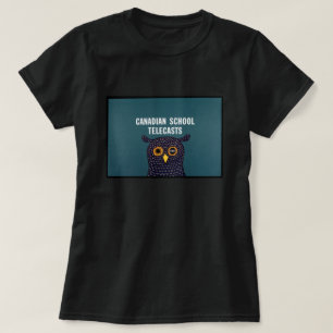 Kanadensisk skoltelegram för kvinnor t-shirt