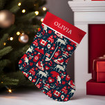 kanadensisk | Winter Wonderland | PERSONLIG Liten Julstrumpa<br><div class="desc">Fira en kanadensisk jul med den här charmerande personligen. Med en härlig vinter-underlandscen med ikoniska kanadensiska symboler som Maple löv och snöflingor, fångar denna design andan hos helgdagarna i Underbara Vita Nord. Perfekt för kanadensare hemma eller utomlands, ger den här lagret dig en aning nostalgi och värme till dina festligheter....</div>