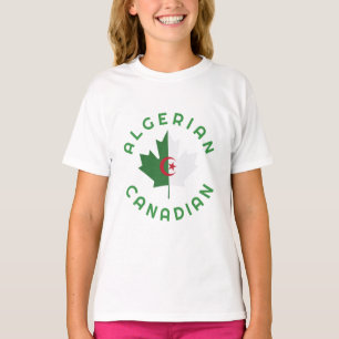 Kanadensiska algeriska rötter t shirt