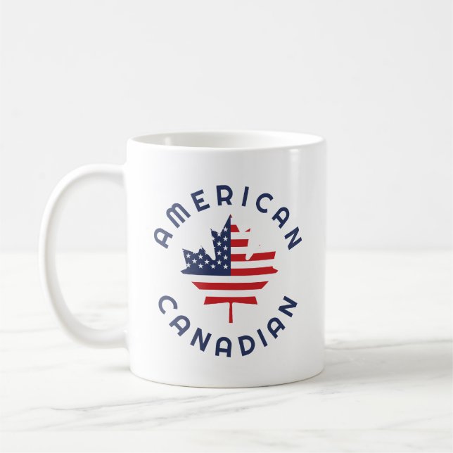 Kanadensiska amerikanska rötter kaffemugg (Vänster)