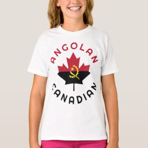 Kanadensiska angolanska rötter t shirt