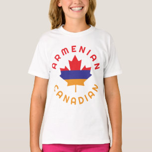 Kanadensiska armeniska rötter t shirt