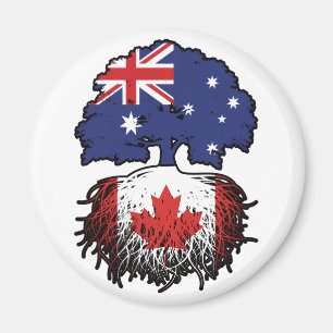 Kanadensiska australiska Australien Träd Roots Magnet