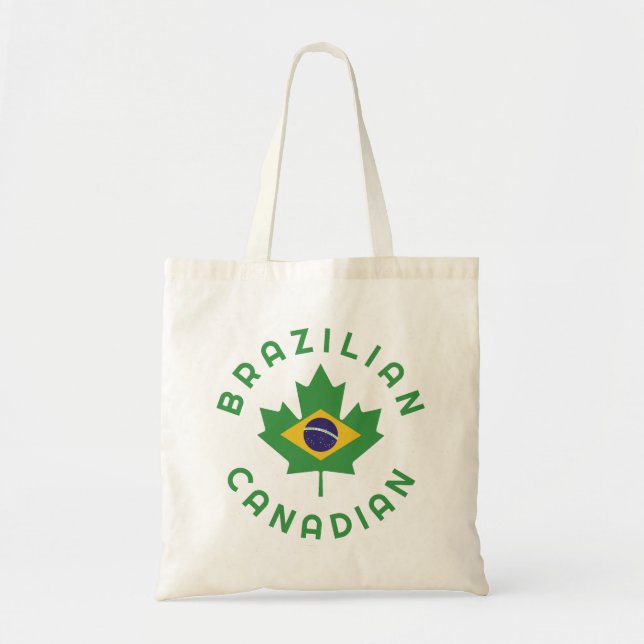 Kanadensiska brasilianska rötter tygkasse (Framsidan)