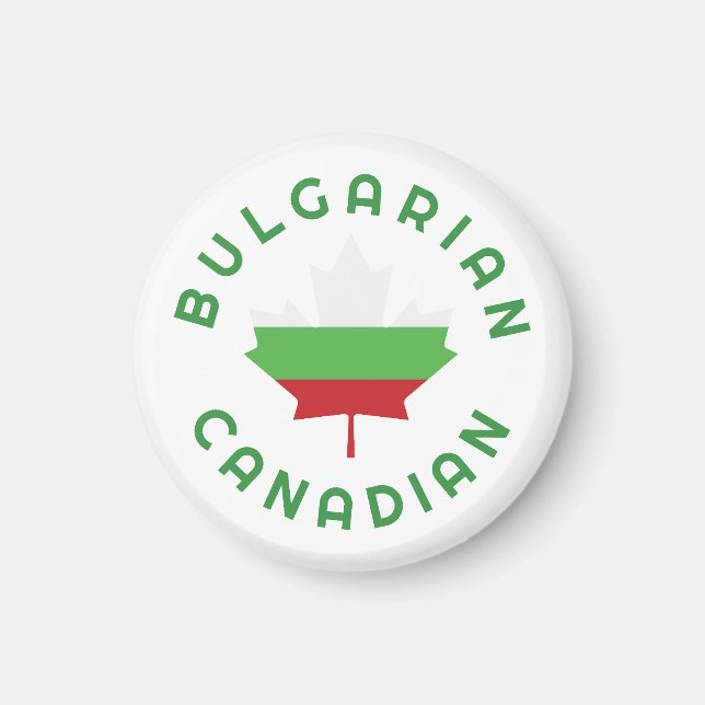 Kanadensiska bulgariska rötter magnet (Framsidan)