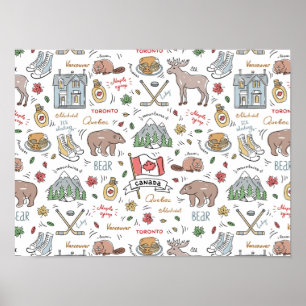 Kanadensiska Doodles Poster