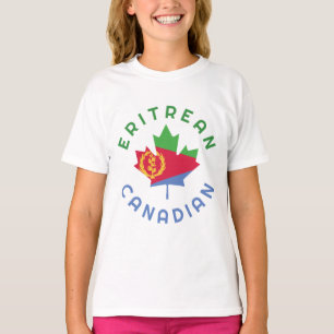 Kanadensiska eritreanska rötter t shirt