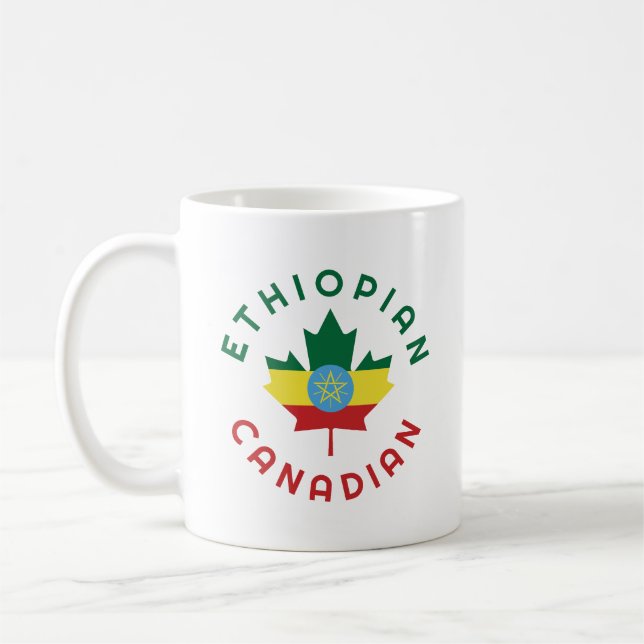 Kanadensiska etiopiska rötter kaffemugg (Vänster)
