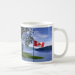 Kanadensiska färger kaffemugg