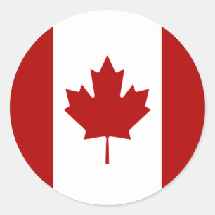 Kanadensiska Flagga, Flagga Kanada Runt Klistermärke