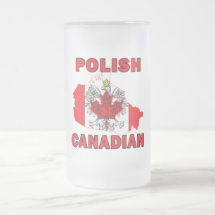Kanadensiska Flagga Kanada Karta Frostat Ölglas