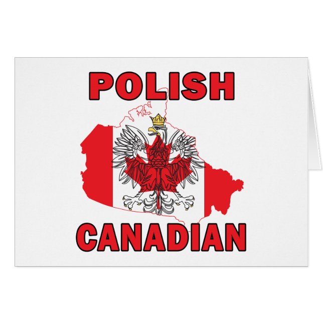Kanadensiska Flagga Kanada Karta Hälsningskort (Framsidan Horizontal)