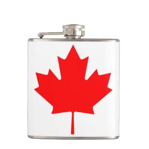 Kanadensiska Flagga Red Maple Löv-kolv Fickplunta