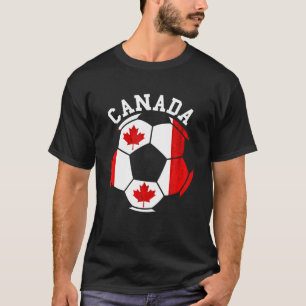 Kanadensiska fotbollsteamet Canada Maple Löv Canad T Shirt