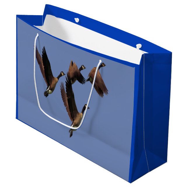 Kanadensiska gäss som flyger i en flockbarnsdesign (Framsidan Vinklad)