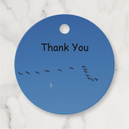 Kanadensiska gäss under flygning gåvor etiketter