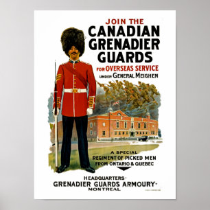 Kanadensiska Grenadiervakter Poster