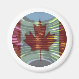 Kanadensiska guld- MapleLeaf - framgång i mångfa Magnet