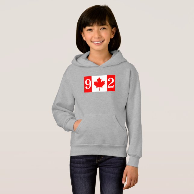 Kanadensiska hoodie Halifax Nova Scotia 902 hoodie T Shirt (Hel framsida)