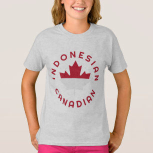Kanadensiska indonesiska rötter t shirt