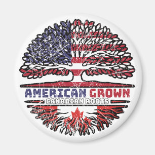 Kanadensiska Kanada USA USA United Stater Träd Magnet