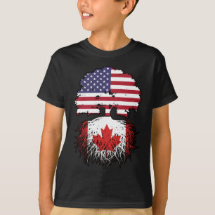 Kanadensiska kanadensiska amerikanska amerikanska t shirt