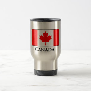Kanadensiska (kanadensiska) Flagga Resemugg