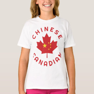 Kanadensiska kinesiska rötter t shirt