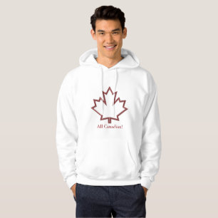 Kanadensiska lönnlövmanar Hoodie