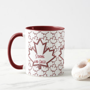 Kanadensiska Maple Löv-kaffe Mugg