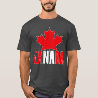 Kanadensiska Maple Löv Kanada-dagen T Shirt