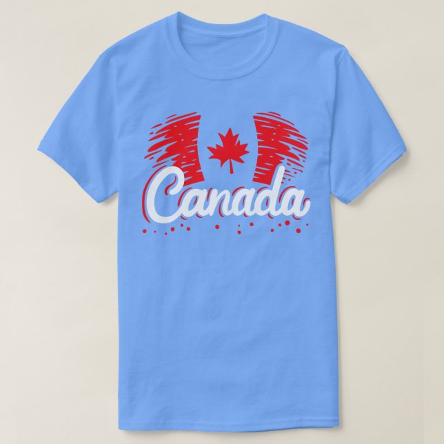 Kanadensiska Maple Löv T Shirt (Design framsida)
