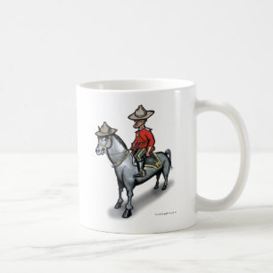 Kanadensiska Mounty Kaffemugg