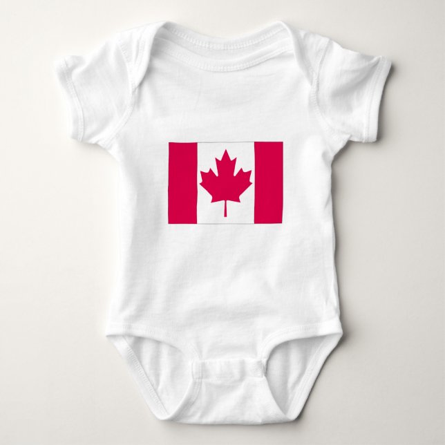 Kanadensiska nationella flaggan tee shirt (Framsida)