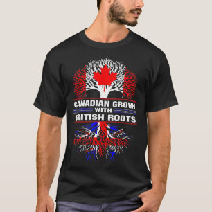 Kanadensiska odlingar med brittiska rötter t shirt