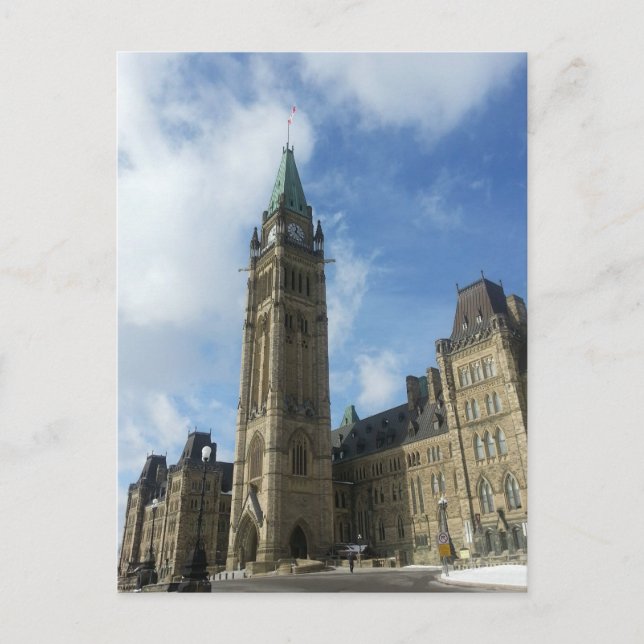 Kanadensiska parlamentet i Ottawa Vykort (Framsida)