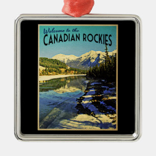 Kanadensiska Rockies Julgransprydnad Metall