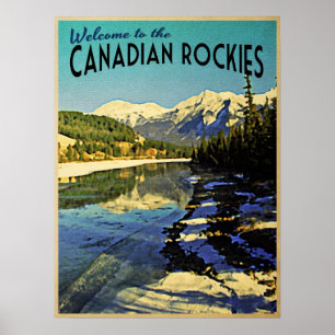 Kanadensiska Rockies Poster