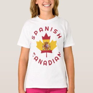 Kanadensiska spanska rötter t shirt