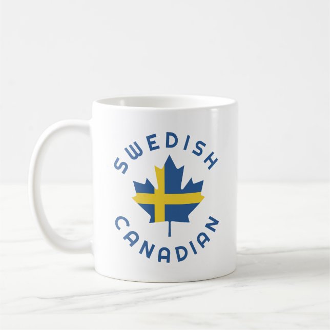 Kanadensiska svenska rötter kaffemugg (Vänster)