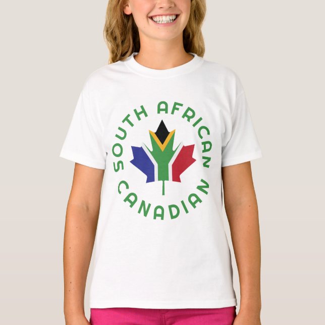 Kanadensiska sydafrikanska t shirt (Framsida)