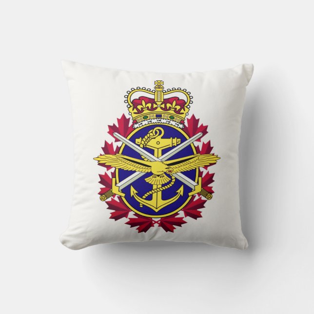 Kanadensiska väpnade styrkor kudde (Framsida)