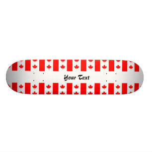 Kanadensiskt flaggamönster skateboard bräda 19,5 cm