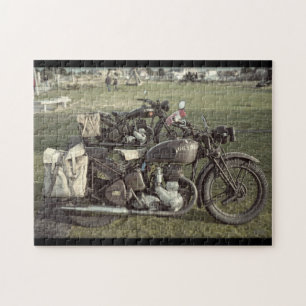 Kanadensiskt för Normandy för Motorbikes WW2 Pussel