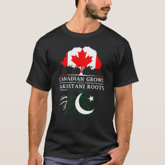 Kanadensiskt fullvuxet med pakistanier rotar   t shirt