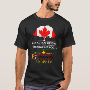Kanadensiskt fullvuxet med zimbabwiskt rotar t shirt