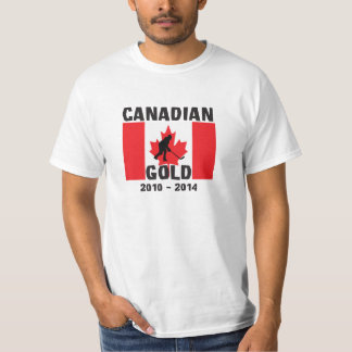 Kanadensiskt guld - manar hockeyrepetition tee