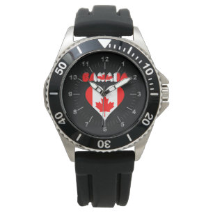 Kanadensiskt hjärta armbandsur