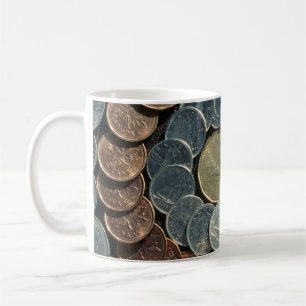 Kanadensiskt mynt kaffemugg