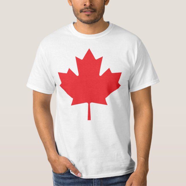 KANADIAN MAPLE LÖV T-SHIRT (Framsida)